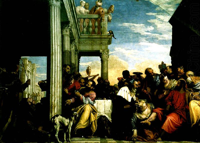 Paolo  Veronese feast in the house of simon china oil painting image